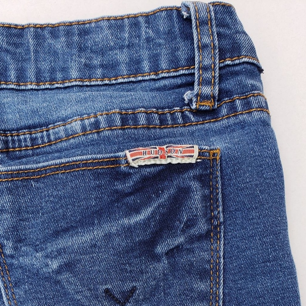 Girl's HUDSON Denim Stretchy Shorts sz 16 - Picture 8 of 8